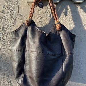 The Sak brown slouchy hobo bag